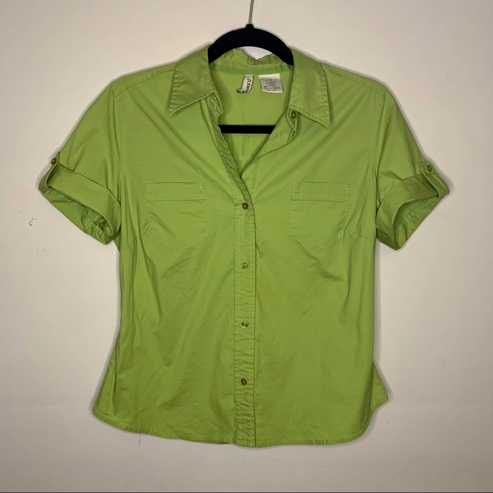 St. John’s Bay Lime Button-up